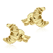 Croissant Style Silver Stud Earring STS-5349